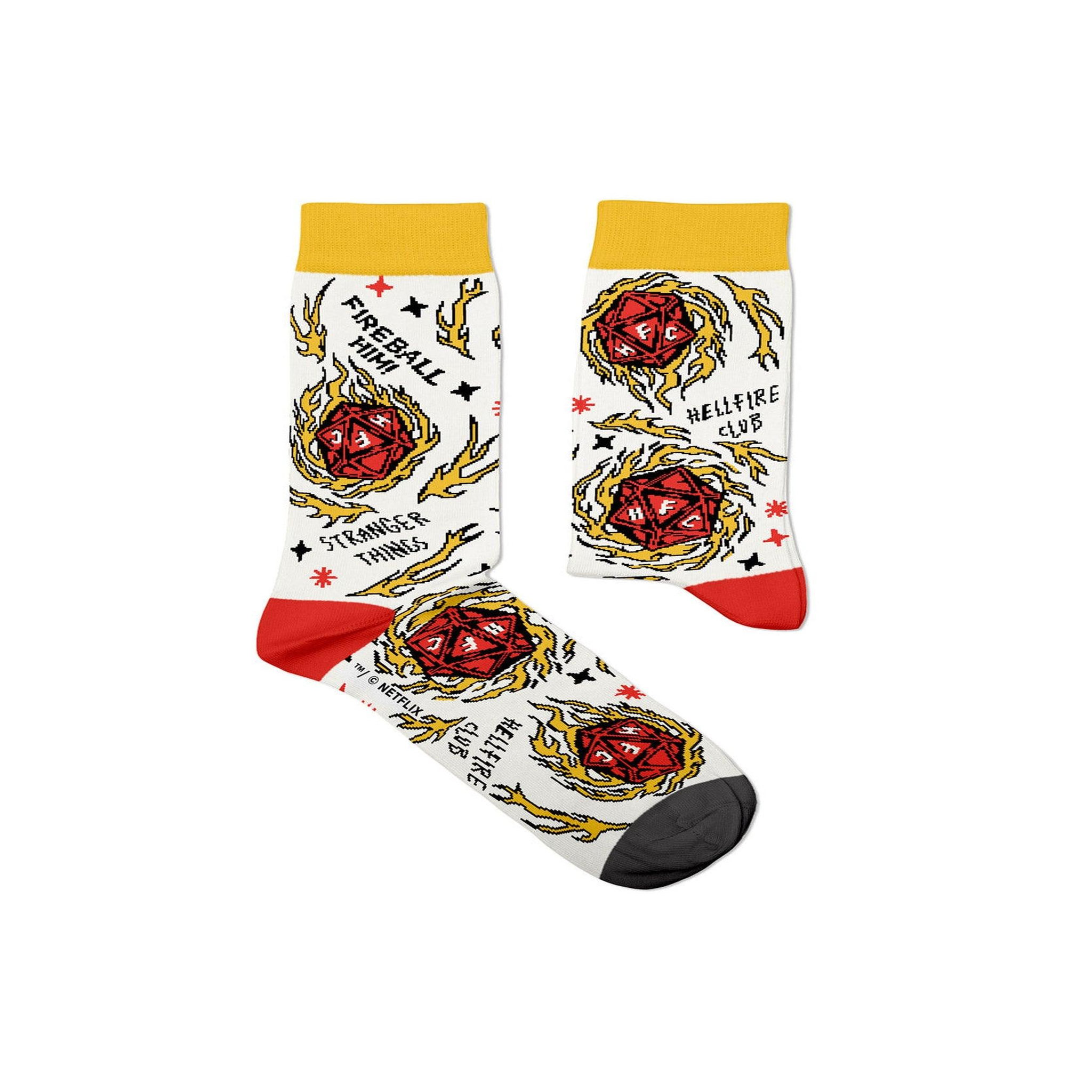 SOCK AFFAIRS Chaussettes stranger things d20. Coloris disponibles : Multicolore