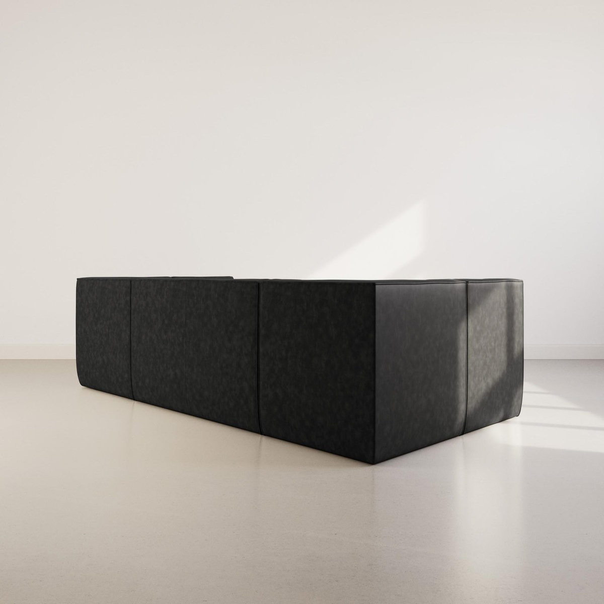 LISA DESIGN Alya - canapé modulable panoramique 7 places en simili