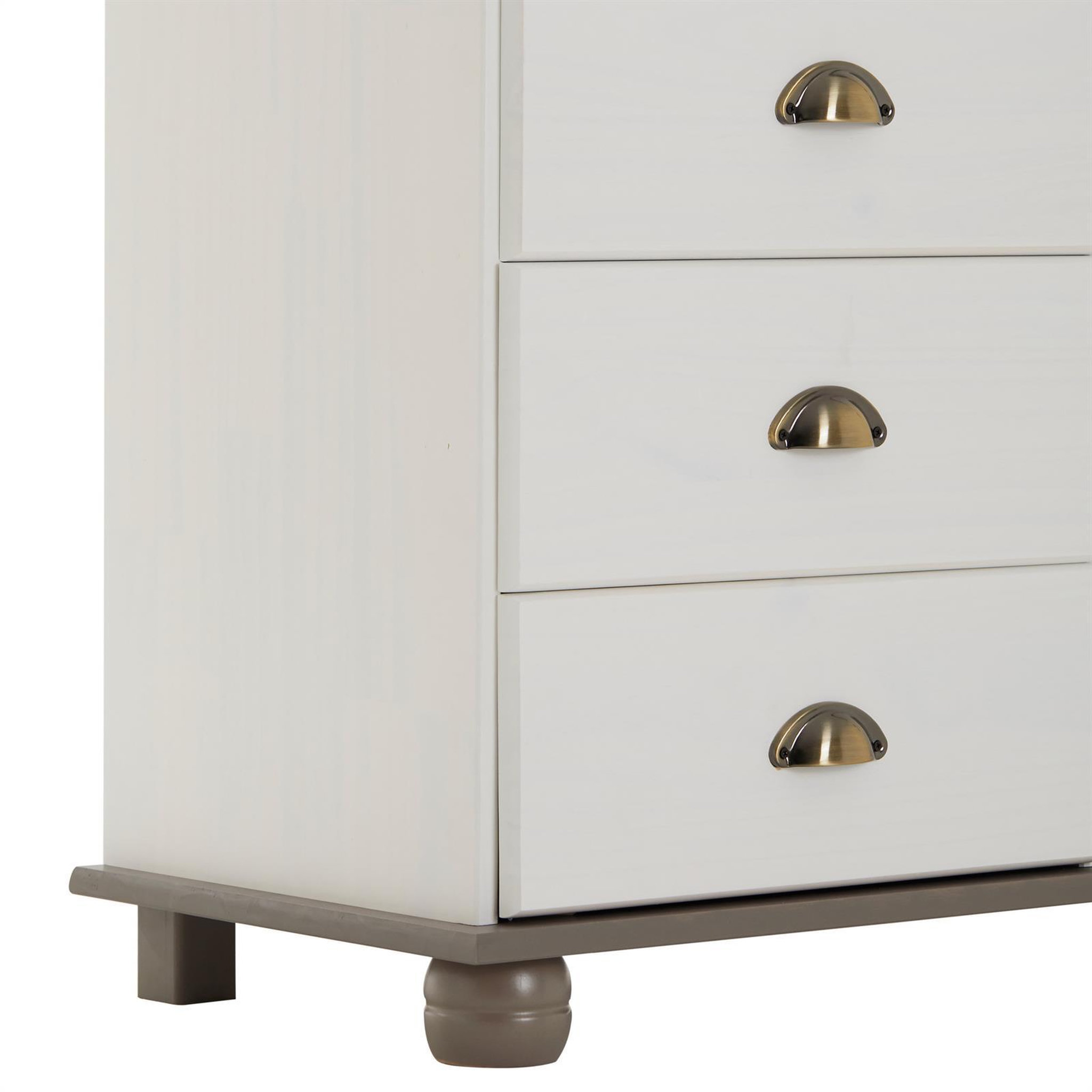 Voir la diapositive 6 : IDIMEX Commode apothicaire COLMAR en pin massif, 11 tiroirs
