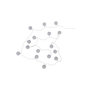 Voir la diapositive 1 : ATMOSPHERA Guirlande Led  16 Mini Boules  240cm Gris