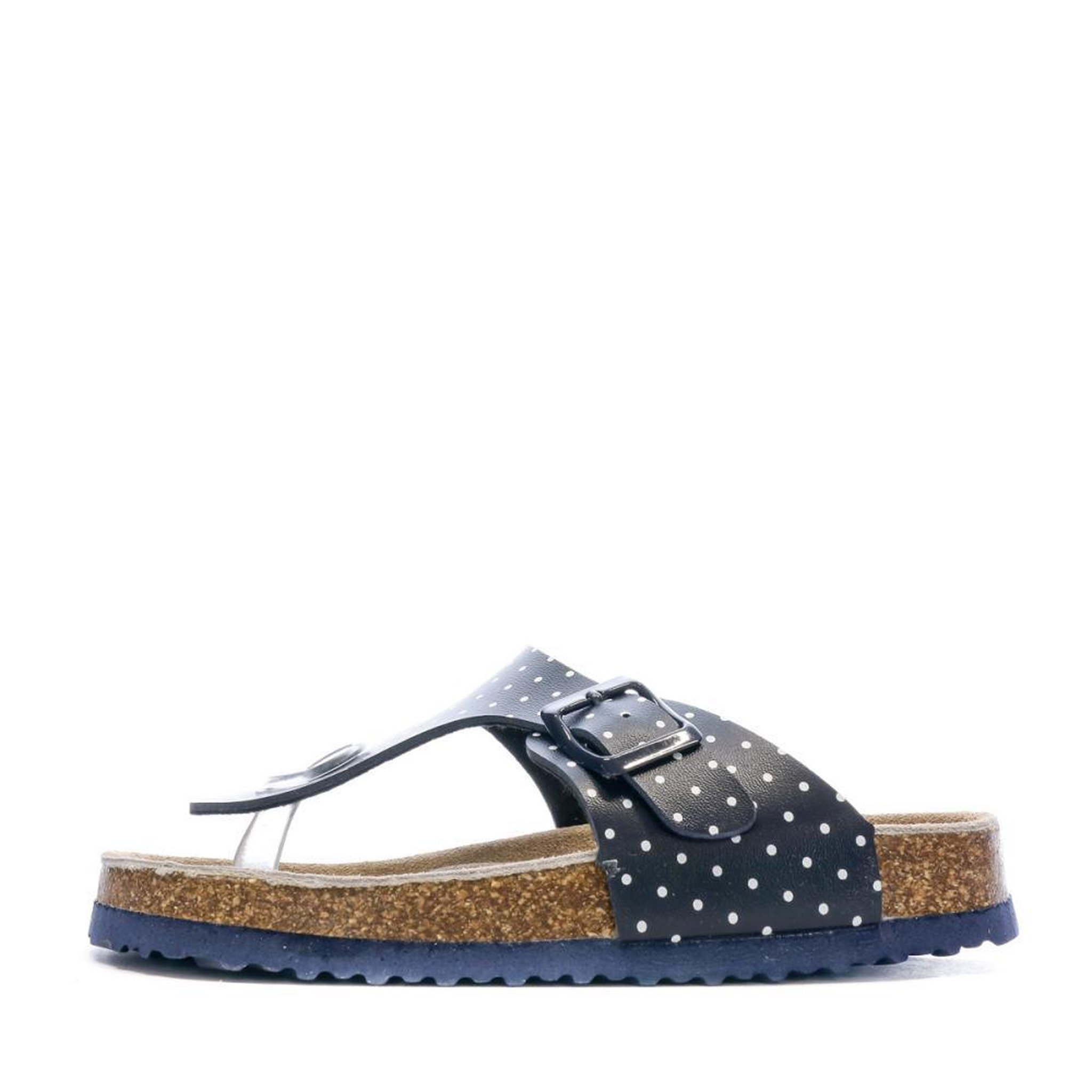 Voir la diapositive 1 : BEPPI Sandales Marine/Pois Fille Beppi Casual Slipper
