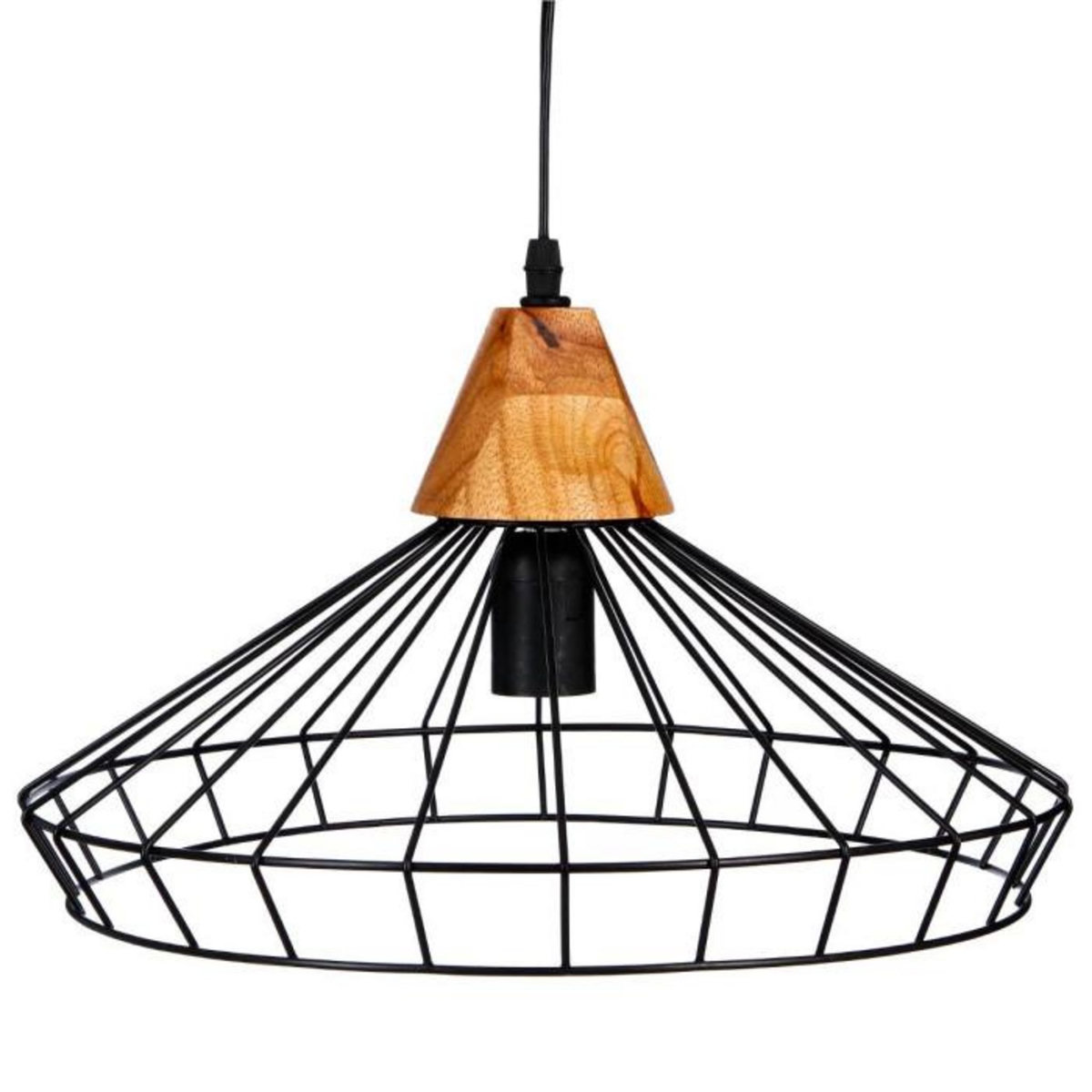 ATMOSPHERA Lampe Suspension en Métal  Plavy  38cm Noir