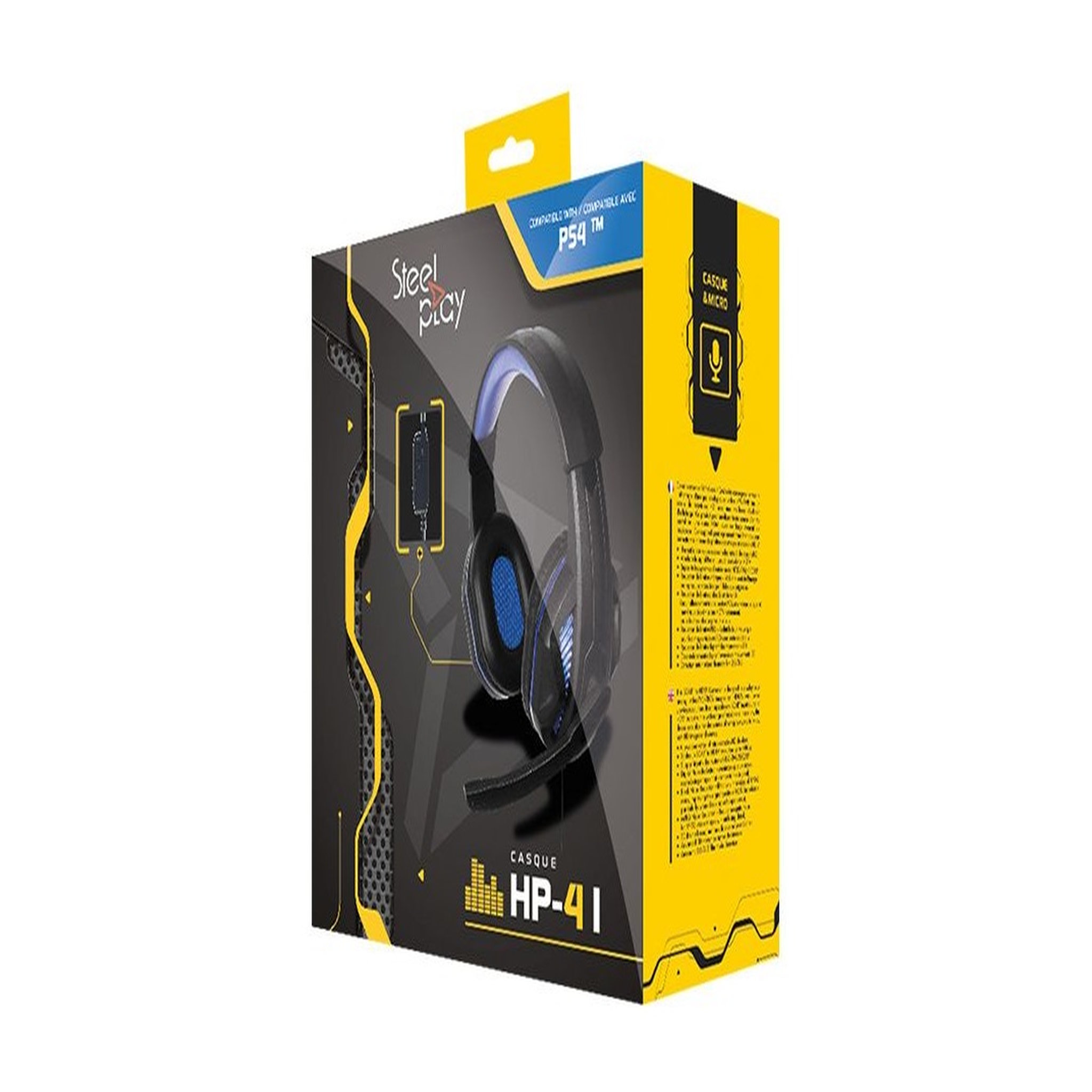 Voir la diapositive 2 : Casque gamer filaire HP41 PS4
