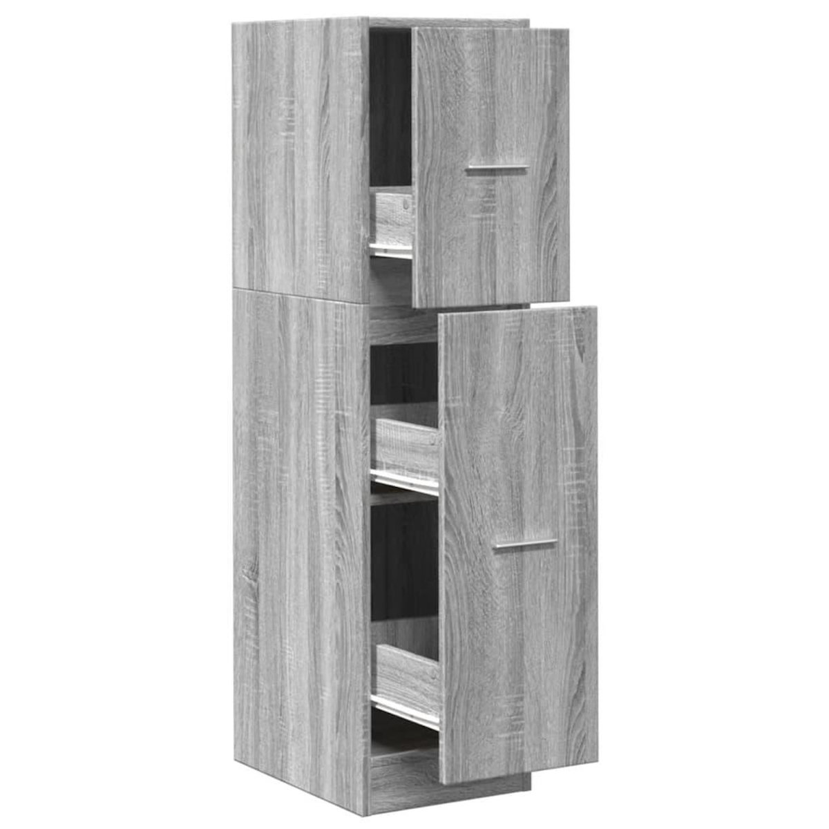 VIDAXL Armoire apothicaire sonoma gris 30x41x118 cm bois d'ingenierie