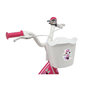 Voir la diapositive 3 : Disney Minnie Vélo enfant - Modèle 16'' Minnie de Disney + Casque pour enfant de 105/120 cm avec stabilisateurs - Panier avant - Porte poupée arrière - 2 freins et pneus gonflables