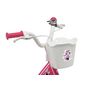 Voir la diapositive 3 : Disney Minnie Vélo enfant - Modèle 16'' Minnie de Disney + Casque pour enfant de 105/120 cm avec stabilisateurs - Panier avant - Porte poupée arrière - 2 freins et pneus gonflables
