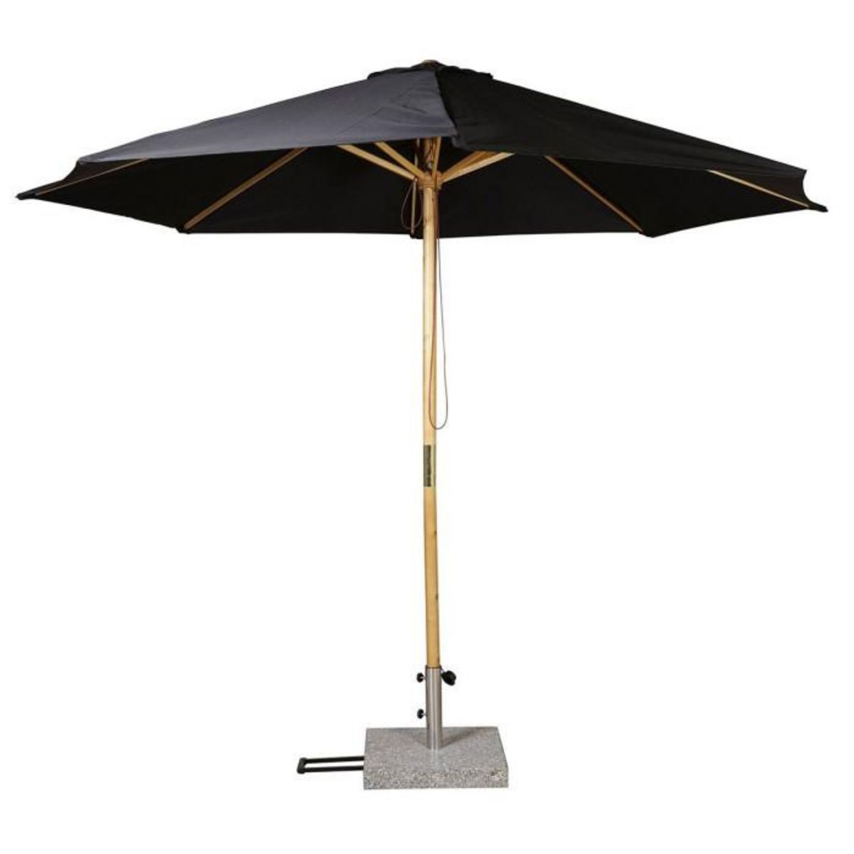 Paris Prix Parasol en Bois  Ixos  300cm Noir