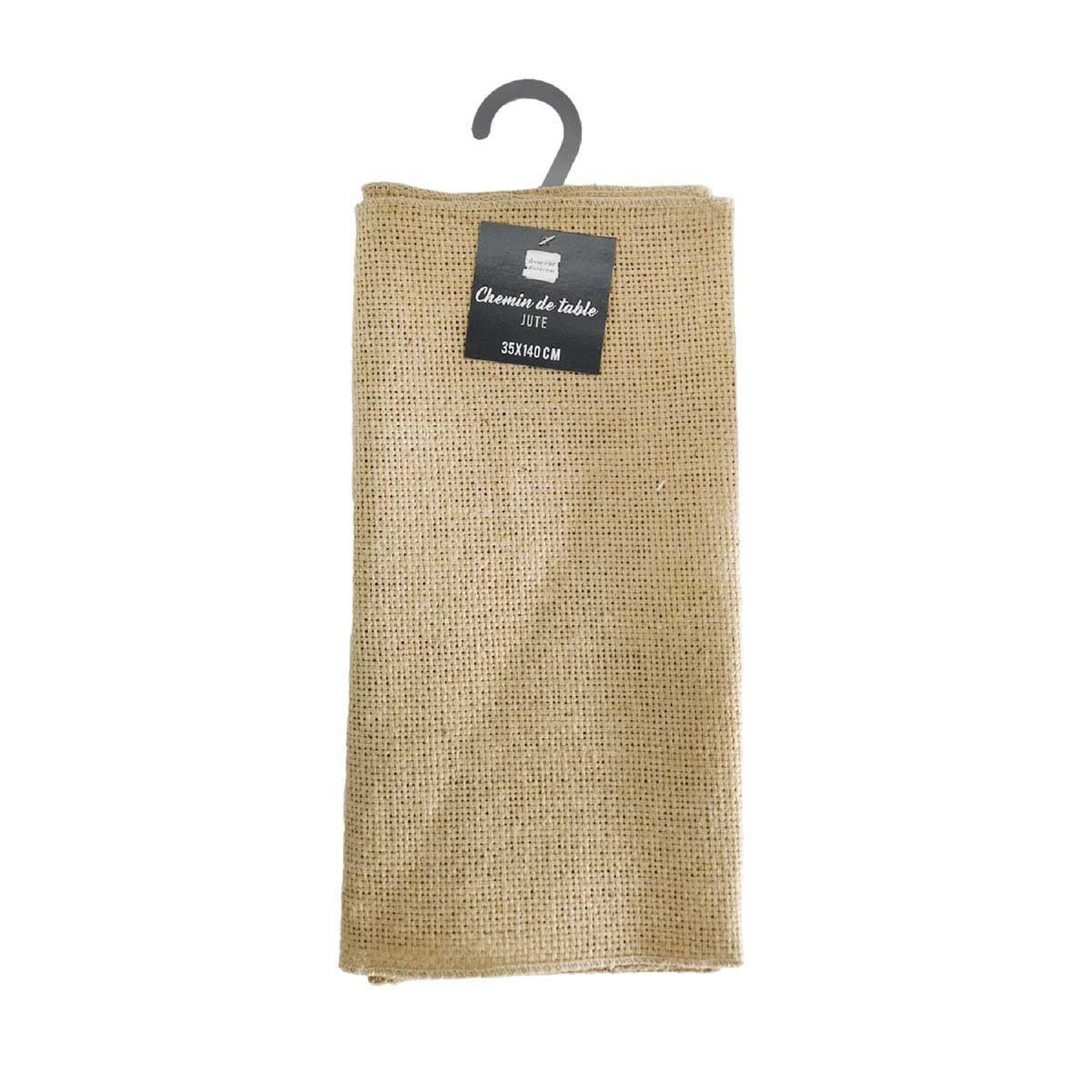 Voir la diapositive 4 : Douceur d'Intérieur Chemin de table en jute  leny  35x140cm beige