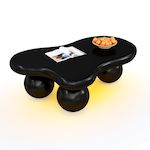 MERAX Table basse. Coloris disponibles : Noir