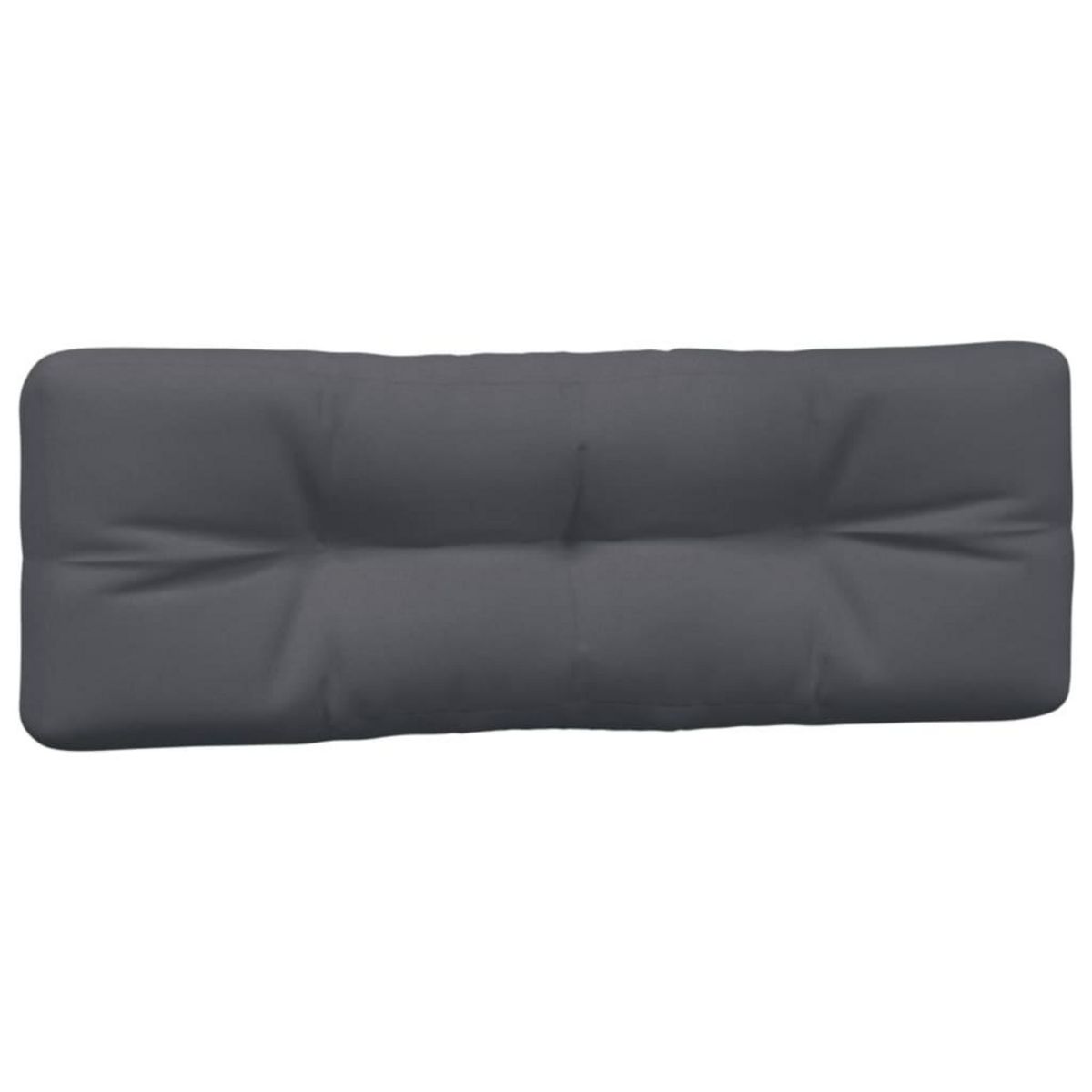 VIDAXL Coussins de palette lot de 2 anthracite tissu
