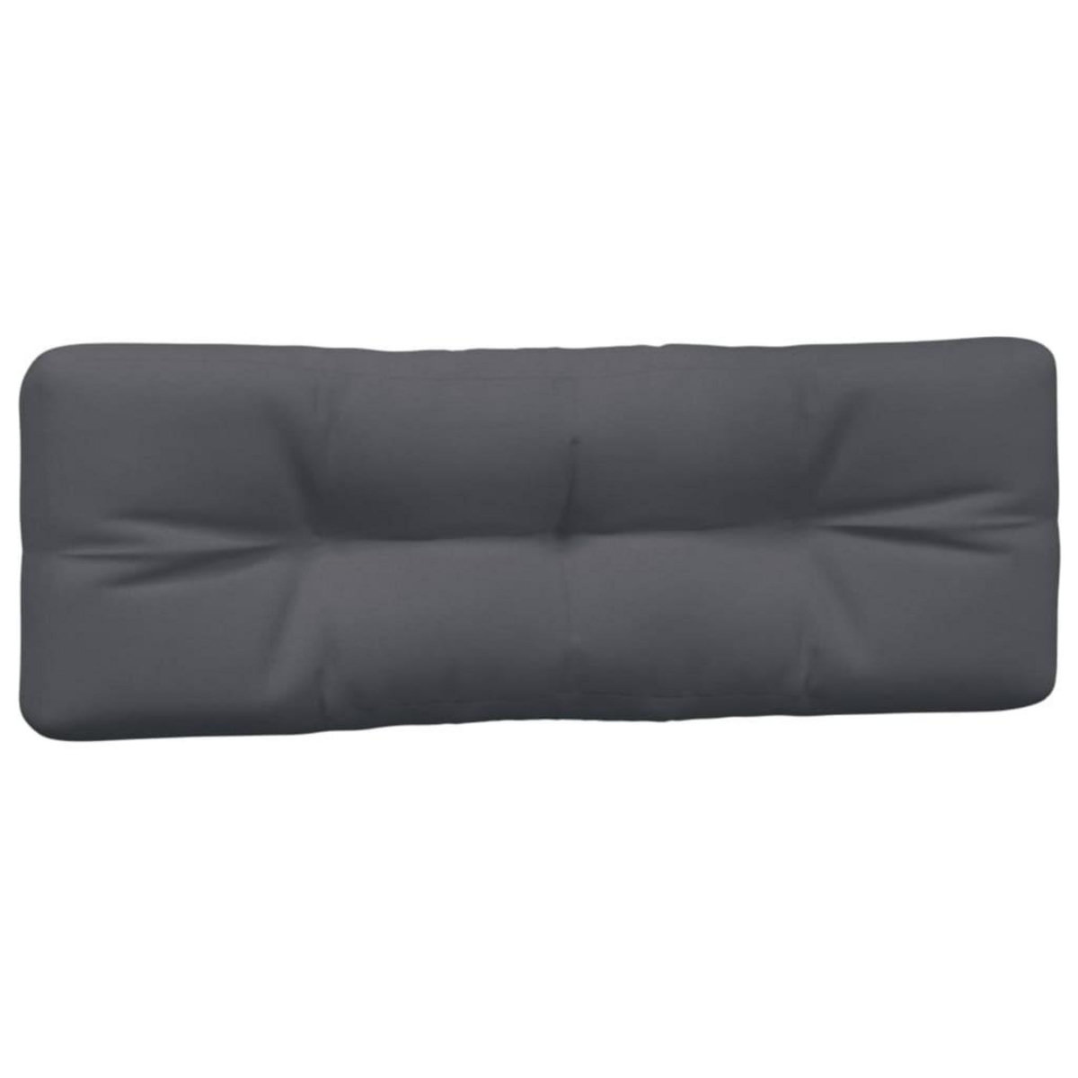VIDAXL Coussins de palette lot de 2 anthracite tissu