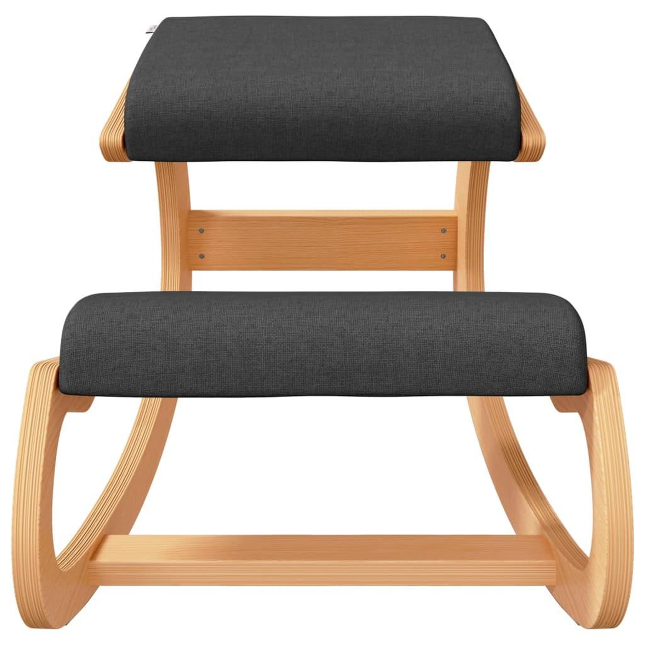 Voir la diapositive 3 : VIDAXL Chaise assis-genoux noir 55x84x55 cm contreplaque de bouleau
