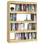 Voir la diapositive 4 : VIDAXL Bibliotheque/Separateur de piece 100x30x135,5 cm pin massif
