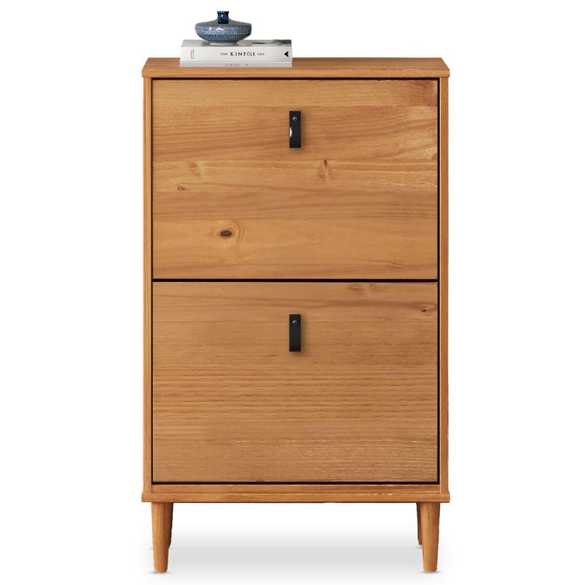 IDIMEX Meuble à chaussures entrée MIKKA en bois massif