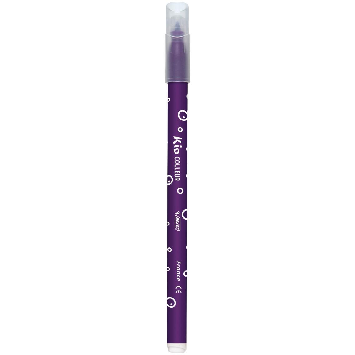 BIC Etui de 24 feutres de coloriage pointe moyenne KID COULEUR 