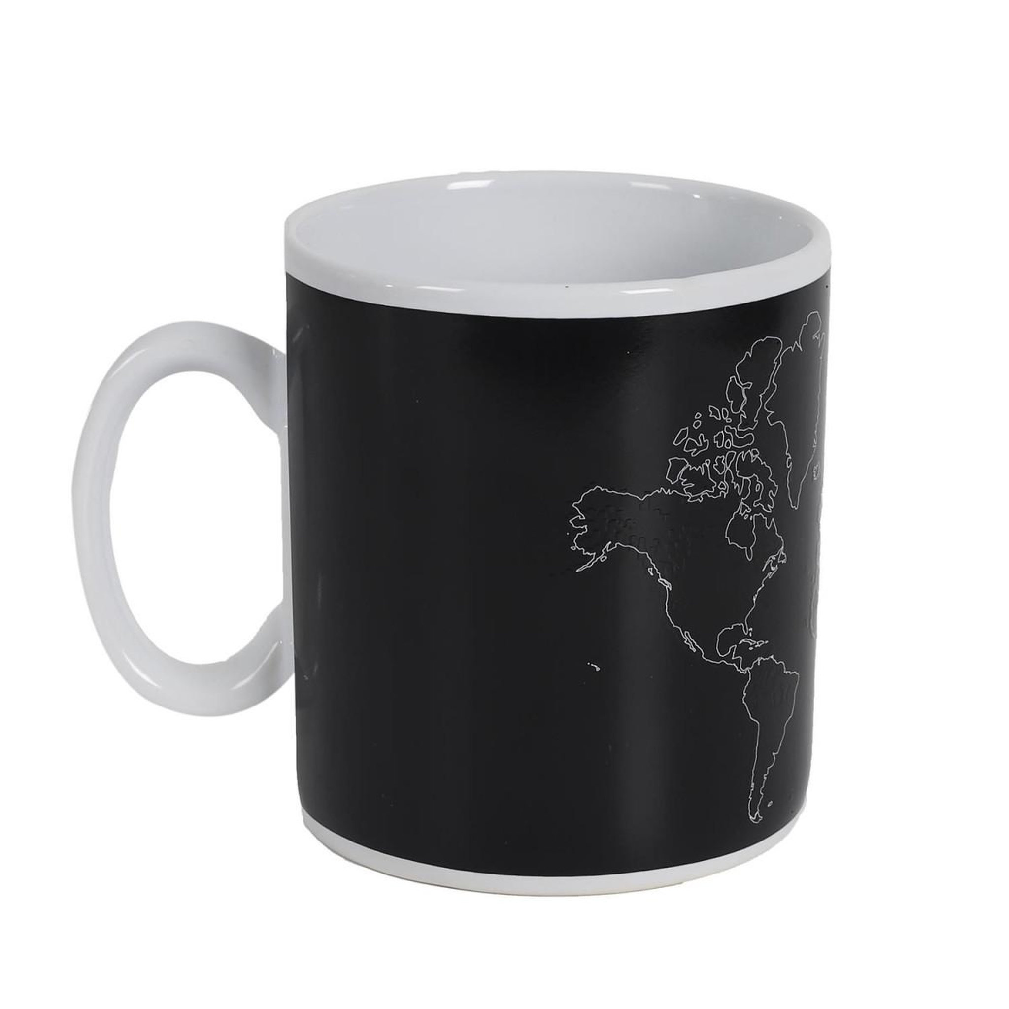 Voir la diapositive 2 : The Home Deco Factory Mug thermoréactif xxl  carte  70cl noir