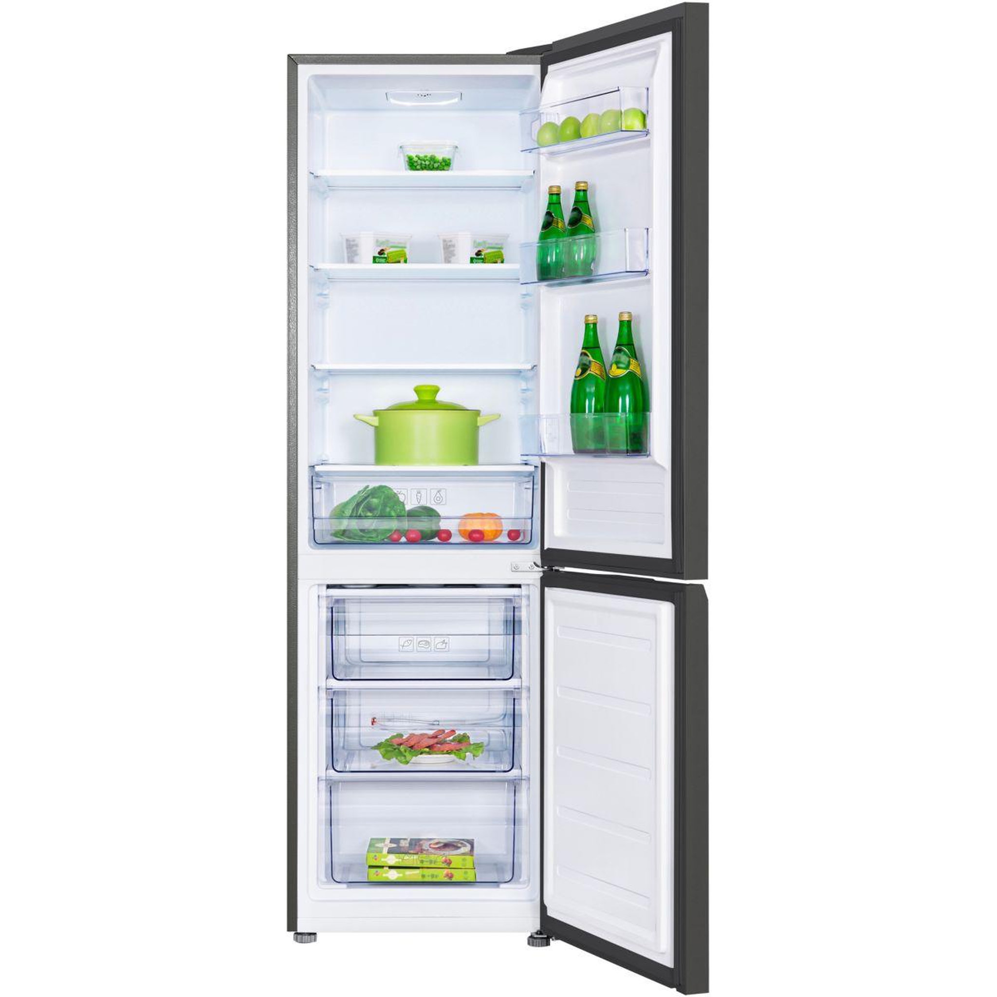 Voir la diapositive 2 : TCL Réfrigérateur combiné RF260BSE0
