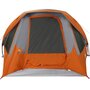 Voir la diapositive 5 : VIDAXL Tente de cabine familiale 6 personnes gris orange imperméable