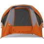 Voir la diapositive 5 : VIDAXL Tente de cabine familiale 6 personnes gris orange imperméable