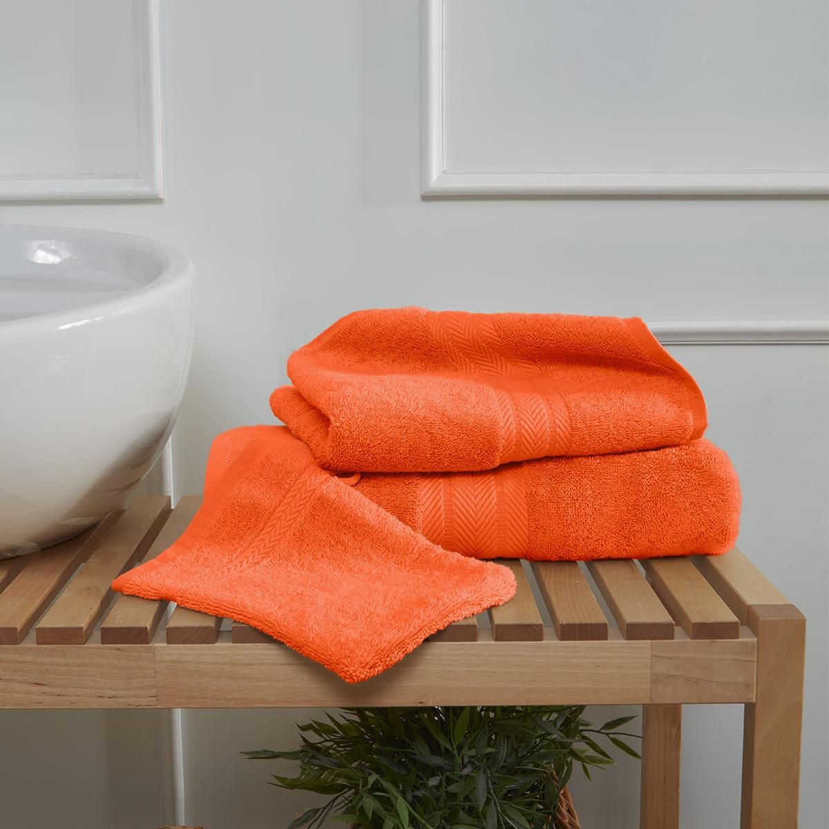 Sensei Maison Ensemble de bain 3 pièces (1 drap de bain + 1 serviette de toilette + 1 gant) LUXURY