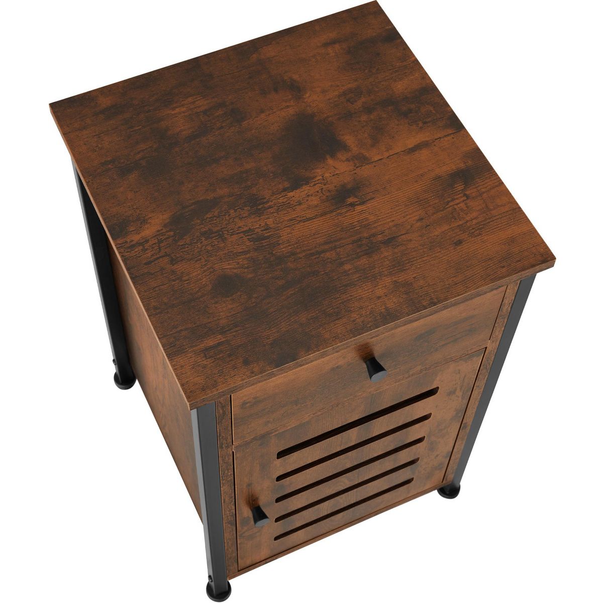 tectake Table de chevet Style industriel 40 x 42 x 605 cm