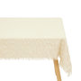 Voir la diapositive 1 : ATMOSPHERA Nappe Plissée  Ysel  150x250cm Blanc Chaud