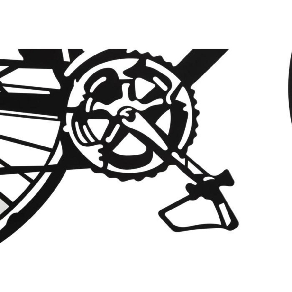 Paris Prix Lot de 3 Décorations Murales Encadrées  Fishes  60cm Noir