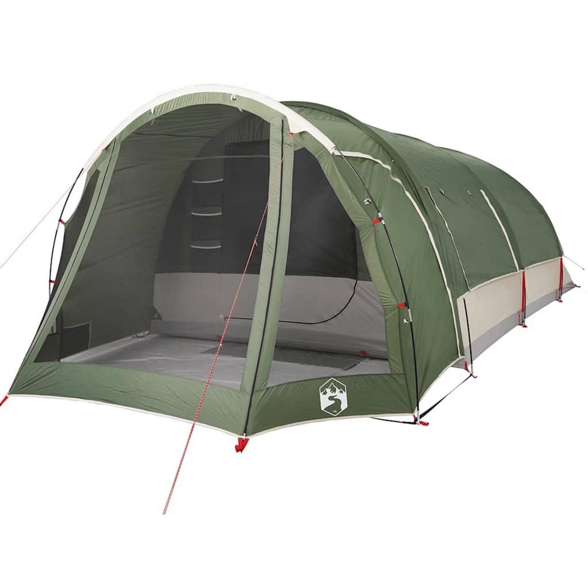 VIDAXL Tente familiale tunnel 8 personnes vert impermeable