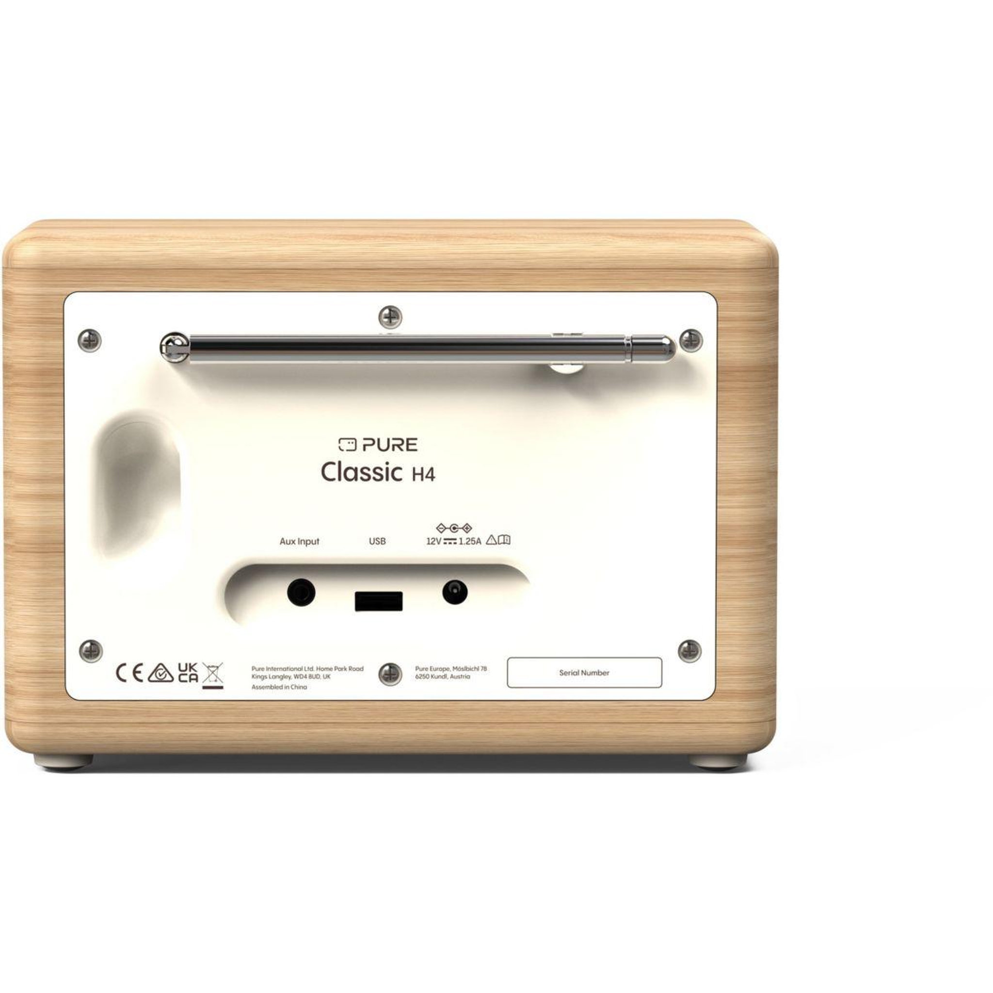 Voir la diapositive 3 : PURE Radio DAB Classic H4 Cotton White