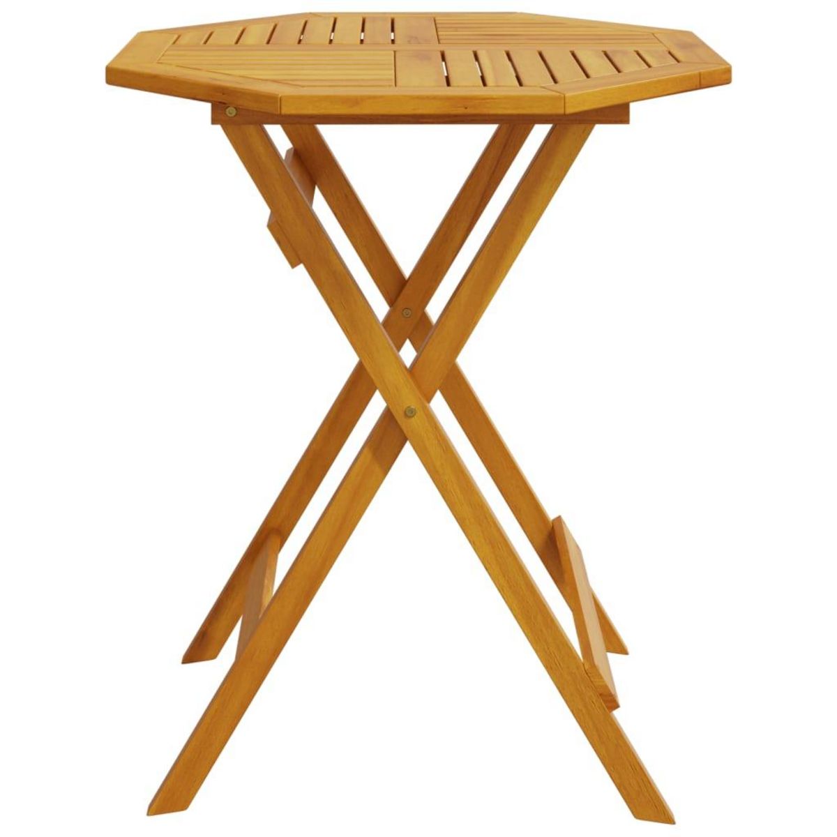 VIDAXL Table pliable de jardin Ø60x75 cm bois d'acacia massif