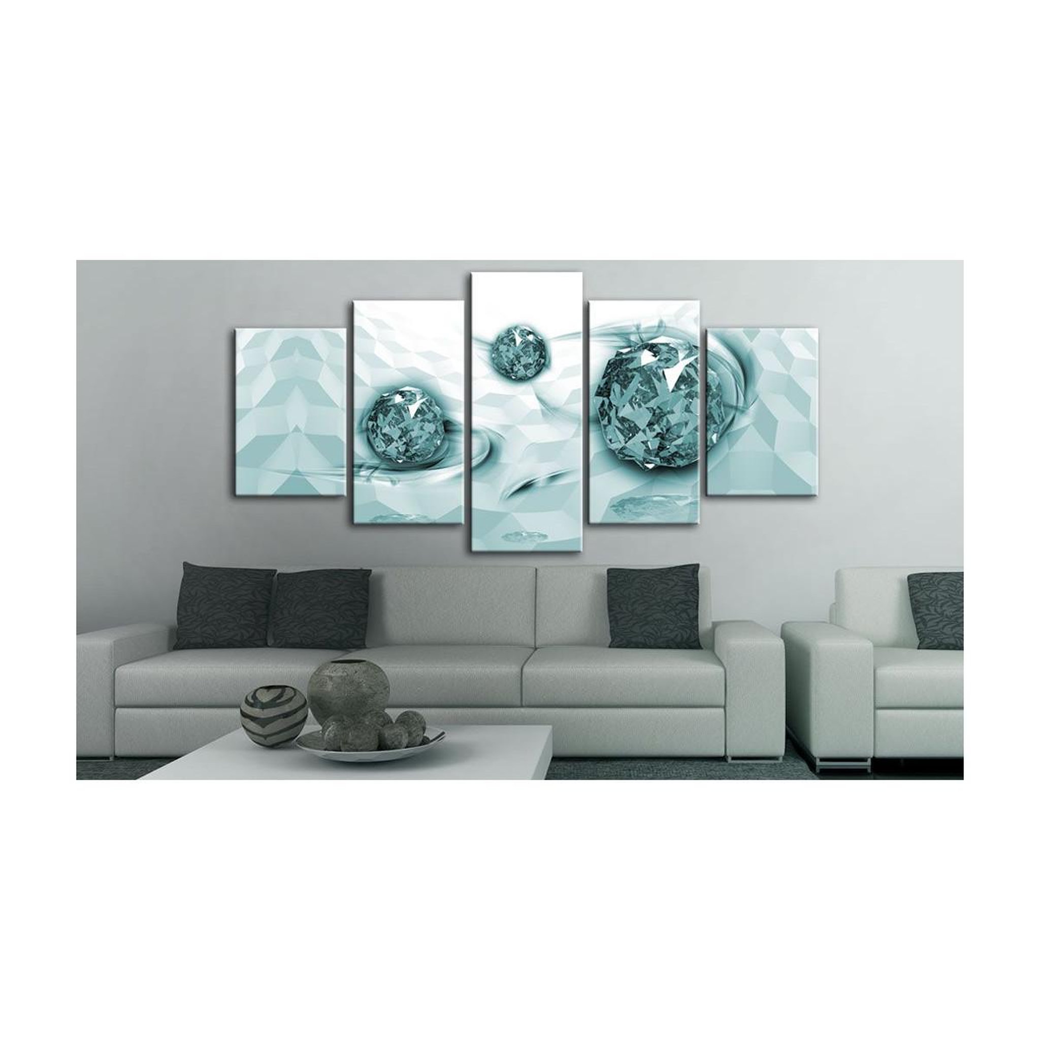 Voir la diapositive 2 : Paris Prix Tableau Imprimé  Embedded in Turquoise