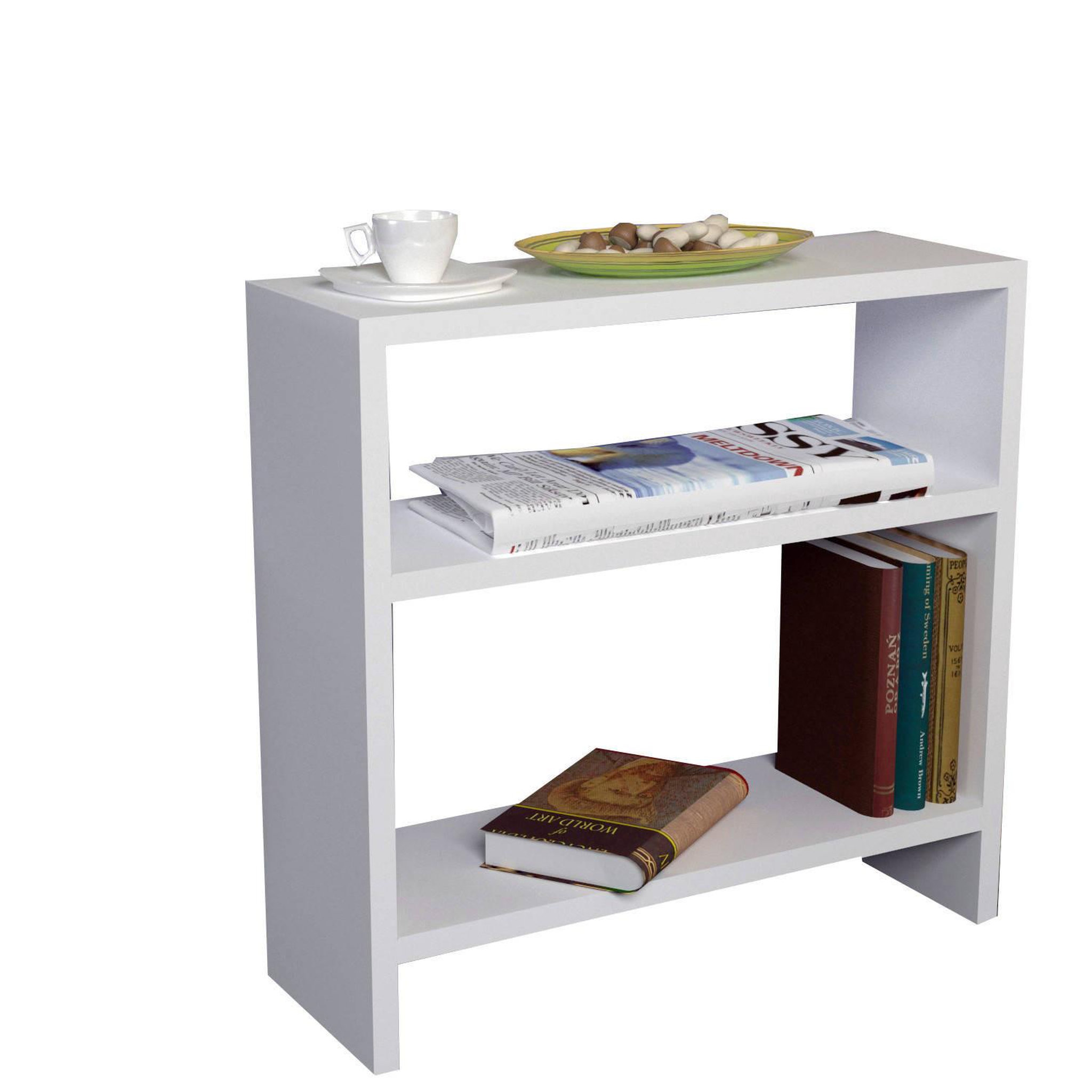 Habitat et Jardin Table d'appoint en bois  silvanus  - 51 x 17 x 49 cm - blanc
