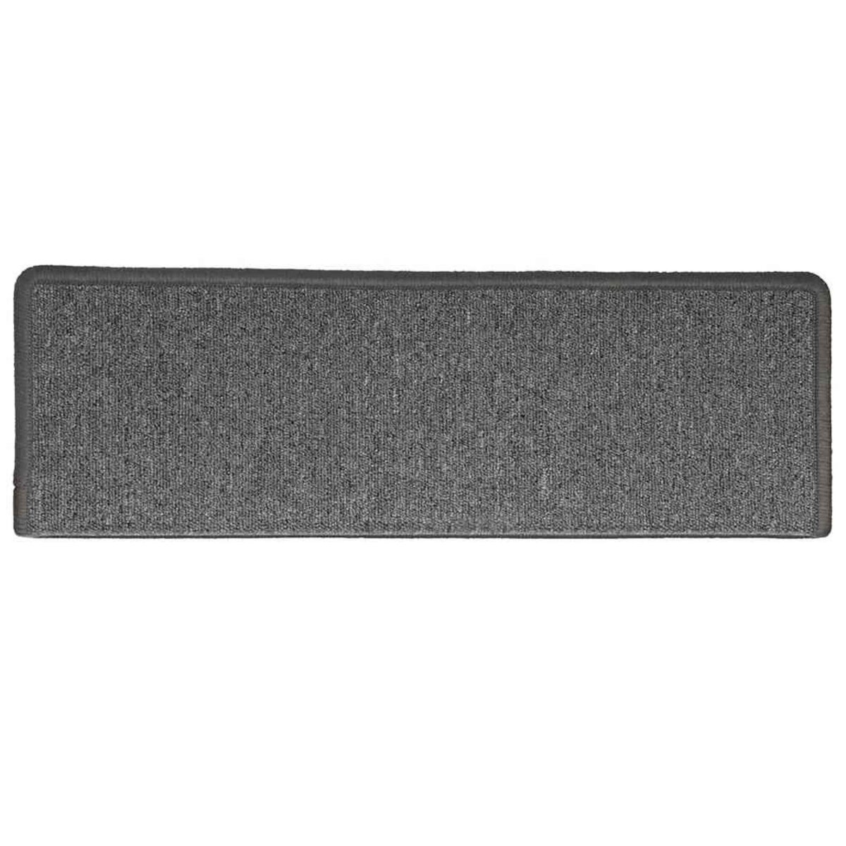 VIDAXL Tapis d'escalier 30 pcs 65x21x4 cm Gris fonce