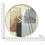 Voir la diapositive 6 : Paris Prix Horloge Murale en Verre  Motifs  80cm Multicolore