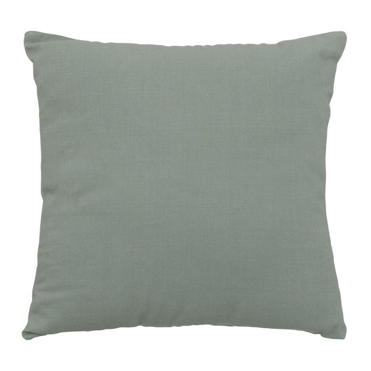 ATMOSPHERA Coussin Déhoussable  Jovi  38x38cm Vert Céladon