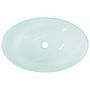 Voir la diapositive 5 : VIDAXL Lavabo Verre trempe 54,5x35x15,5 cm Depoli