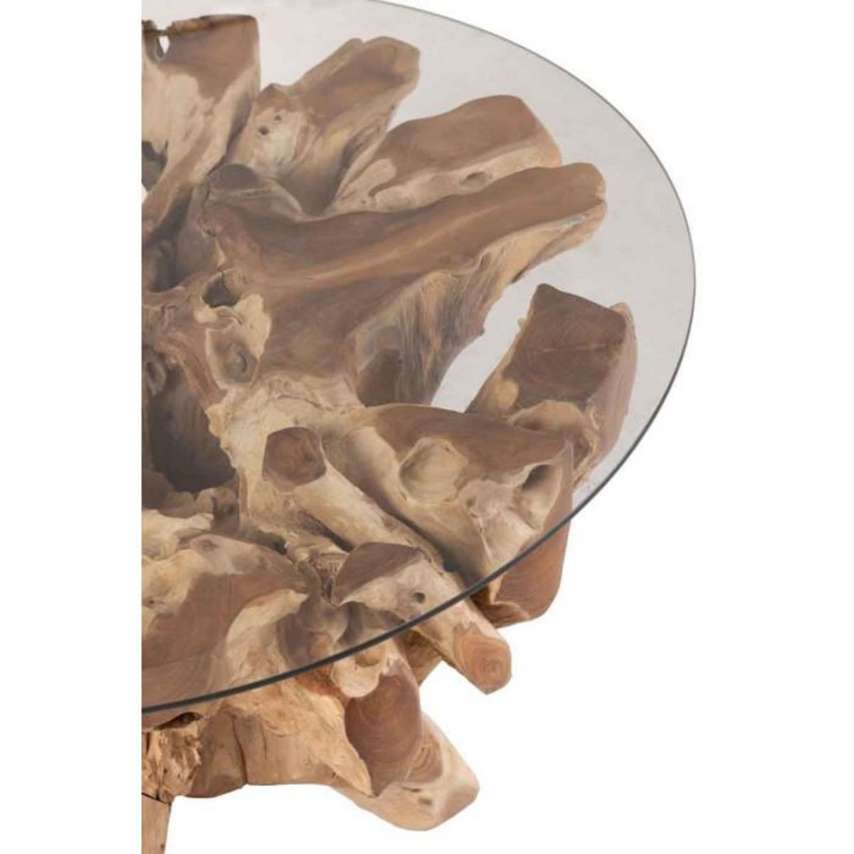 Paris Prix Table de Repas en Teck  Raoul  82cm Naturel