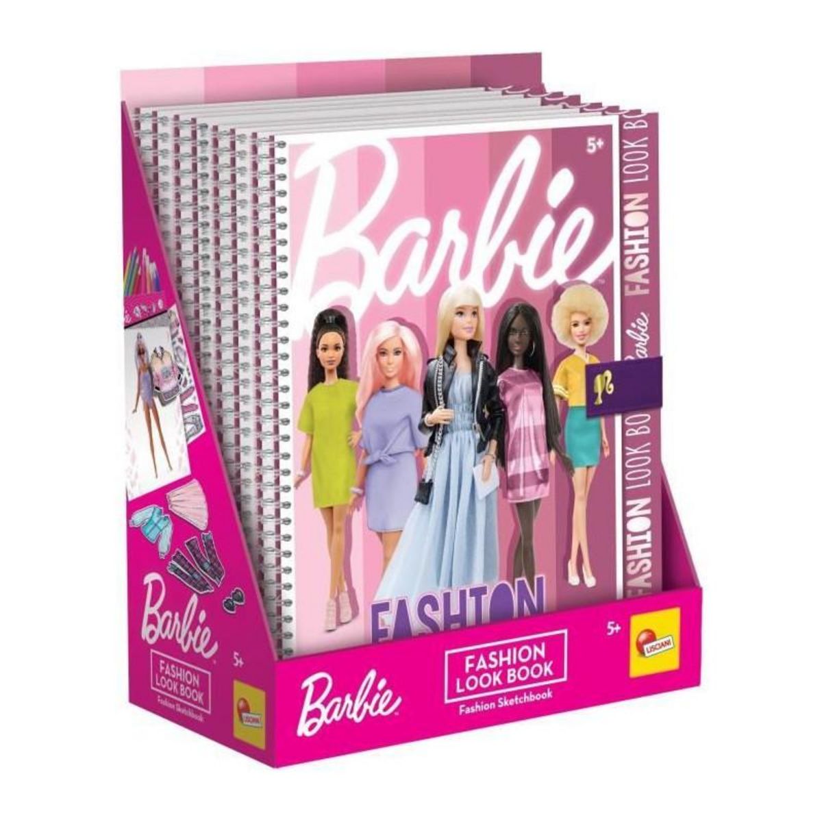 LISCIANI GIOCHI Livret de création collection de mode - Barbie sketch book fashion look - LISCIANI
