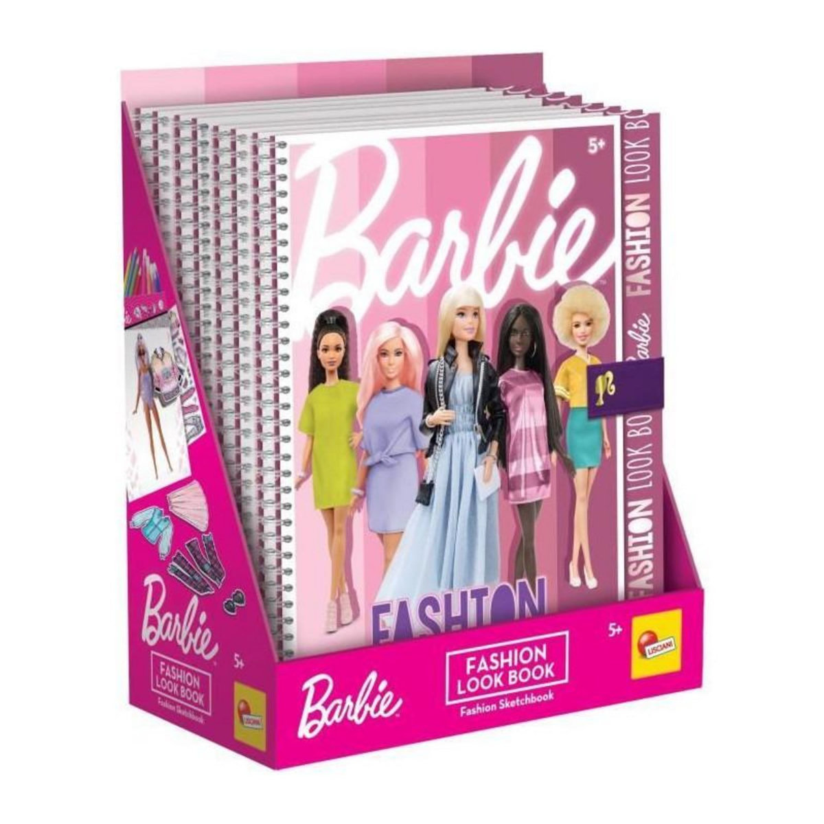 LISCIANI GIOCHI Livret de création collection de mode - Barbie sketch book fashion look - LISCIANI