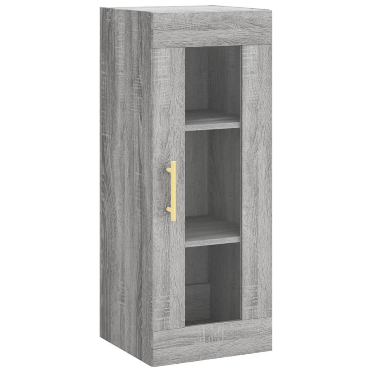 VIDAXL Buffet haut Sonoma gris 34,5x34x180 cm Bois d'ingenierie