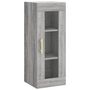 Voir la diapositive 5 : VIDAXL Buffet haut Sonoma gris 34,5x34x180 cm Bois d'ingenierie