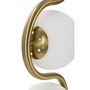 Voir la diapositive 3 : Paris Prix Lampadaire Design 4 Sphères  Luci  165cm Blanc & Or