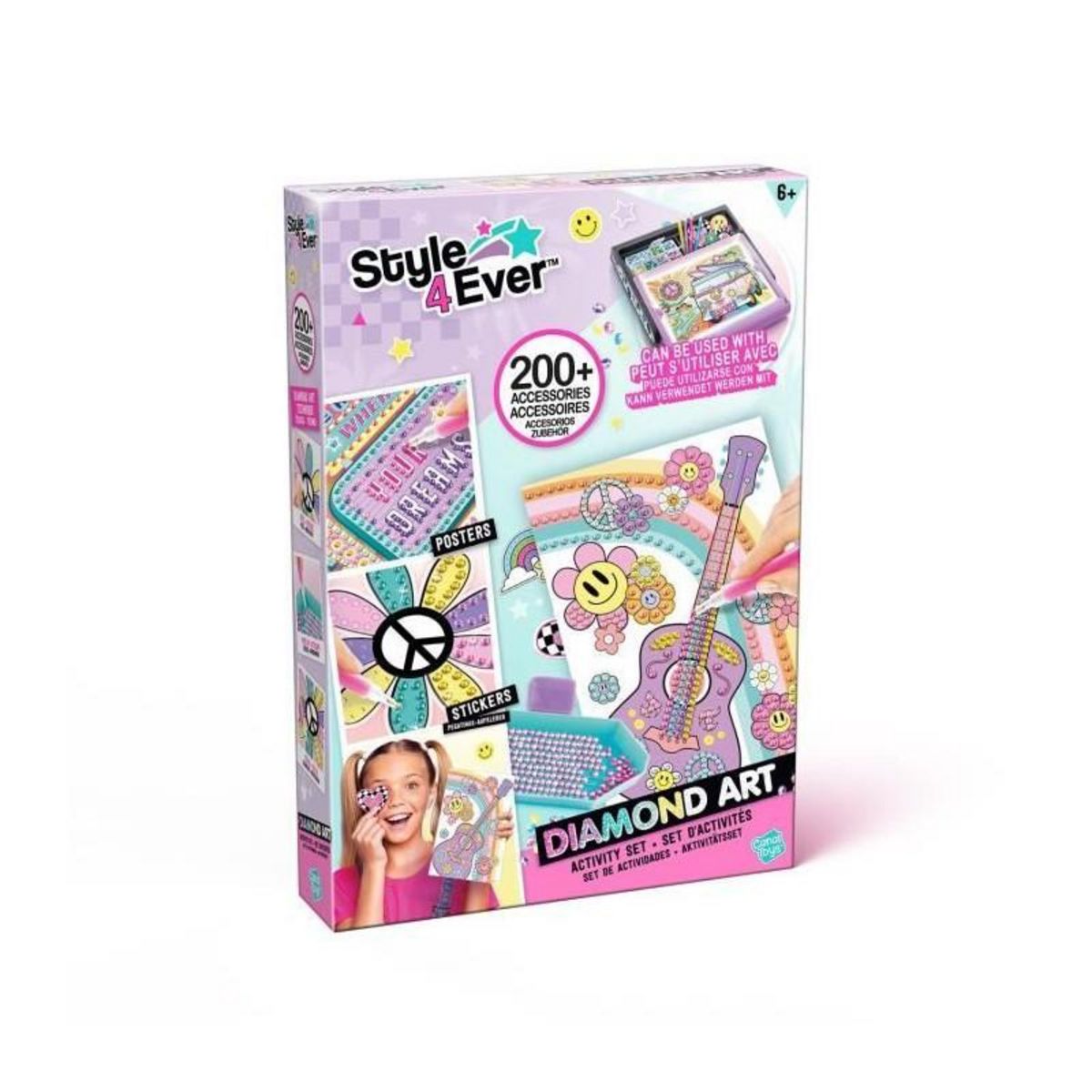 Canal Toys Canal Toys - STYLE 4 EVER - Kit de Diamant'art - Compatible avec le Diamond Art LED case - OFG 321