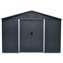 Voir la diapositive 4 :  Abri jardin en métal 6,6m2  2,38 x 2,79 x H1,99m