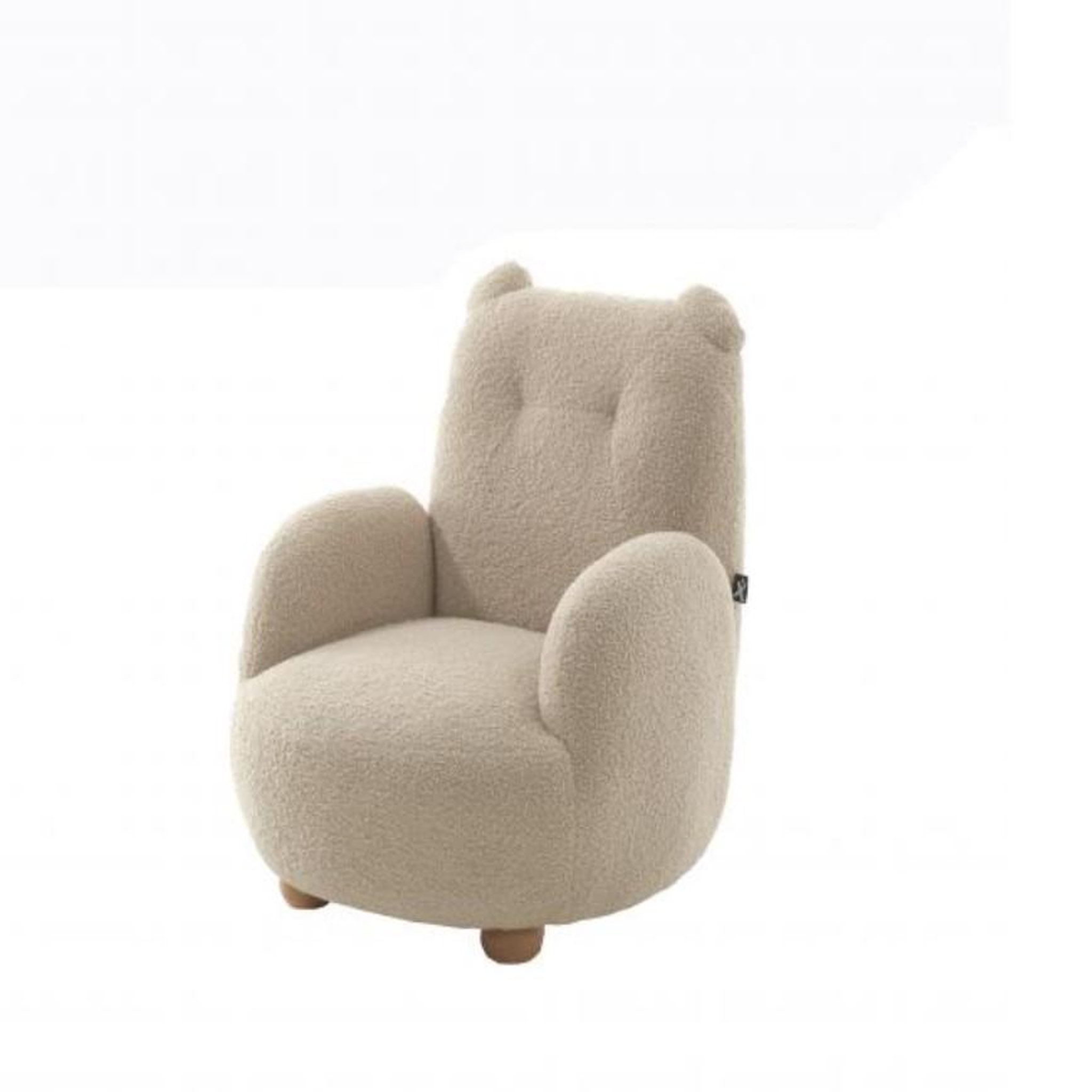 Voir la diapositive 3 : Vipack Mini fauteuil rocky beige ours
