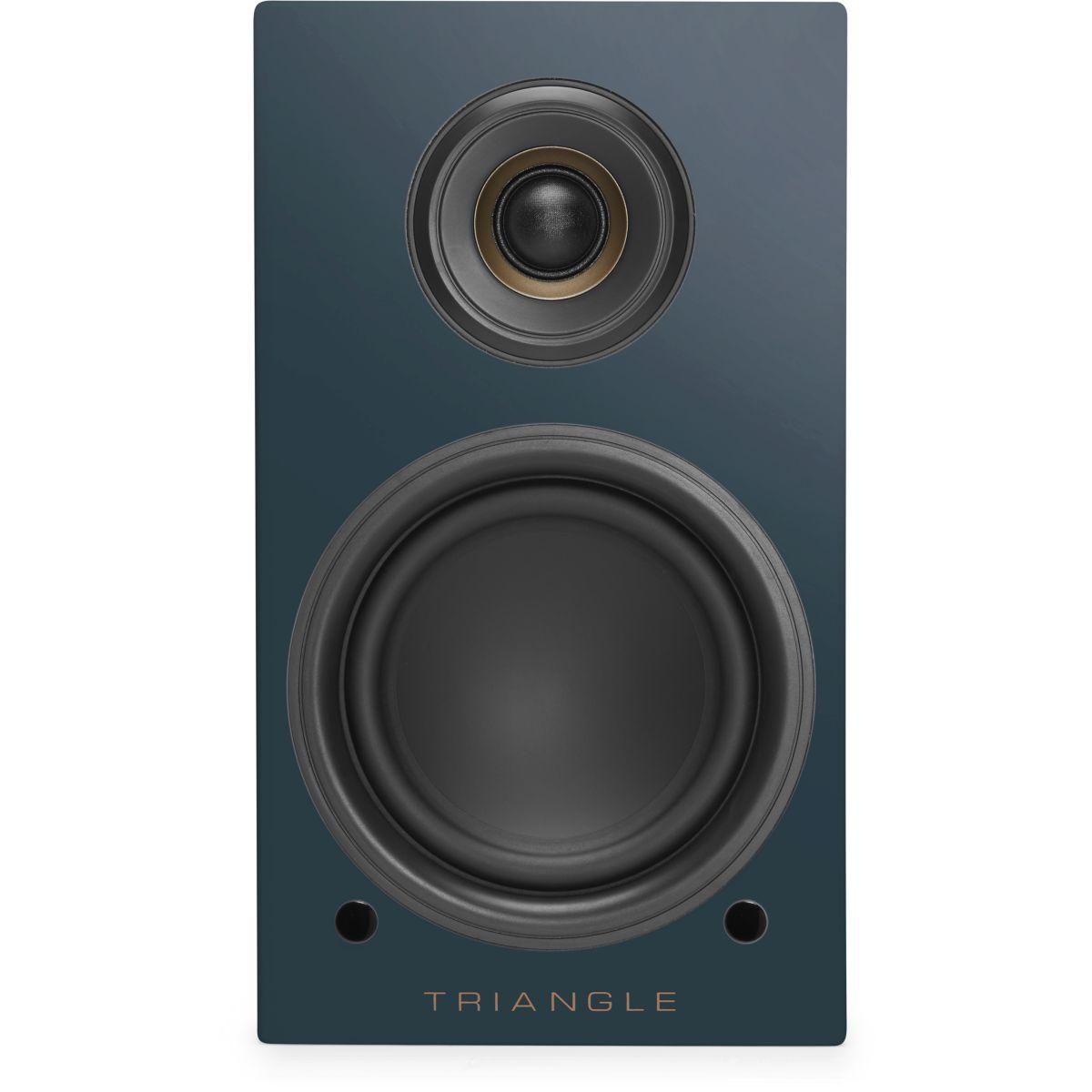 Triangle Enceinte bibliothèque active LN01A ELARA Bleue X2