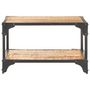 Voir la diapositive 2 : VIDAXL Table basse 60x60x35 cm Bois de manguier massif