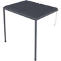 Voir la diapositive 4 : Habitat et Jardin Pergola bioclimatique adossée avec led  Windsor  - 3 x 4 m - Anthracite