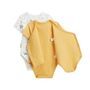 Voir la diapositive 2 : Petit Béguin Lot de 2 bodies bébé manches courtes ouverture croisée Hawaiki