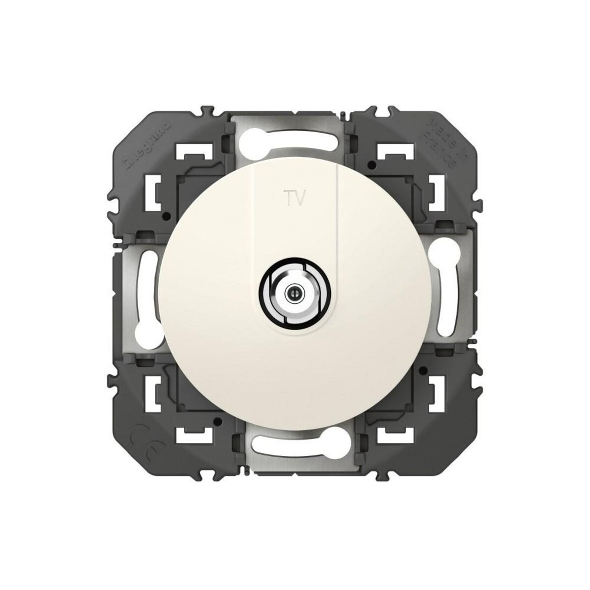 Legrand Prise tv type f Dooxie, LEGRAND, blanc